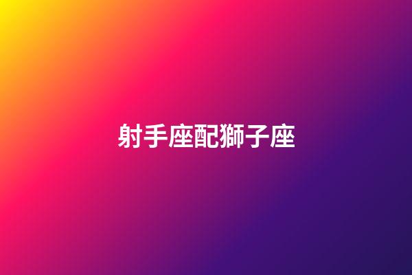射手座配獅子座（獅子座和射手座工作合不合）-第1張-星座運勢-玄機派