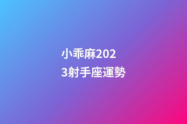 小乖麻2023射手座運勢-第1張-星座運勢-玄機派