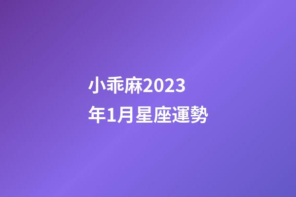 小乖麻2023年1月星座運勢-第1張-星座運勢-玄機派