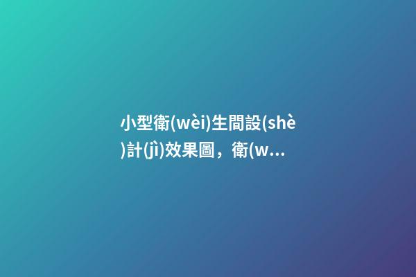 小型衛(wèi)生間設(shè)計(jì)效果圖，衛(wèi)生間就得這樣裝-第1張-觀點(diǎn)-玄機(jī)派