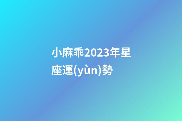 小麻乖2023年星座運(yùn)勢-第1張-星座運(yùn)勢-玄機(jī)派