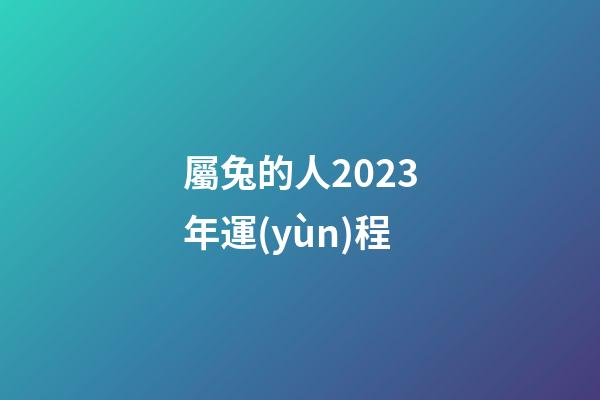 屬兔的人2023年運(yùn)程（63年屬兔人2023年運(yùn)程）-第1張-星座運(yùn)勢(shì)-玄機(jī)派