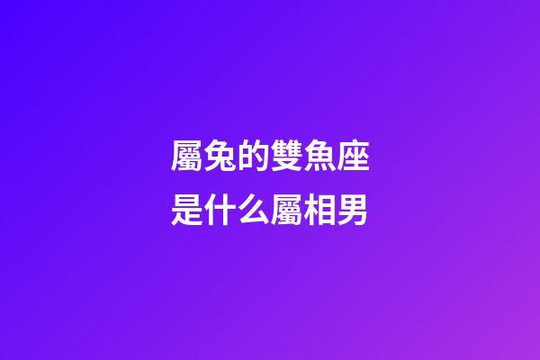 屬兔的雙魚座是什么屬相男-第1張-星座運勢-玄機派