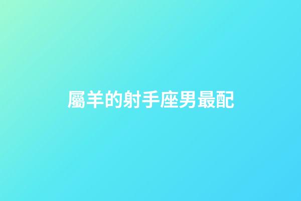屬羊的射手座男最配-第1張-星座運勢-玄機派