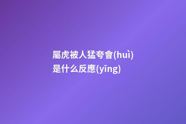 屬虎被人猛夸會(huì)是什么反應(yīng)