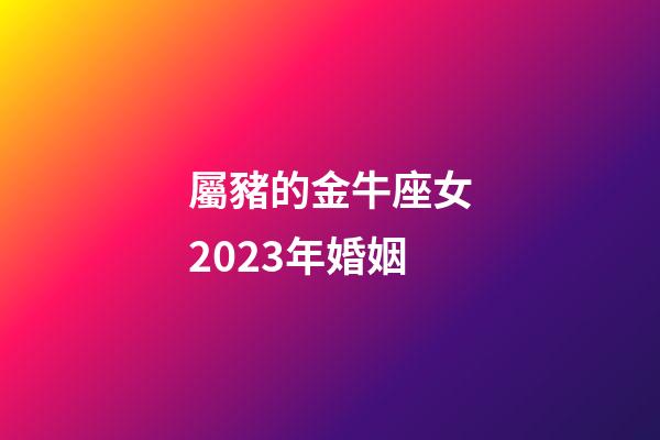 屬豬的金牛座女2023年婚姻-第1張-星座運(yùn)勢(shì)-玄機(jī)派