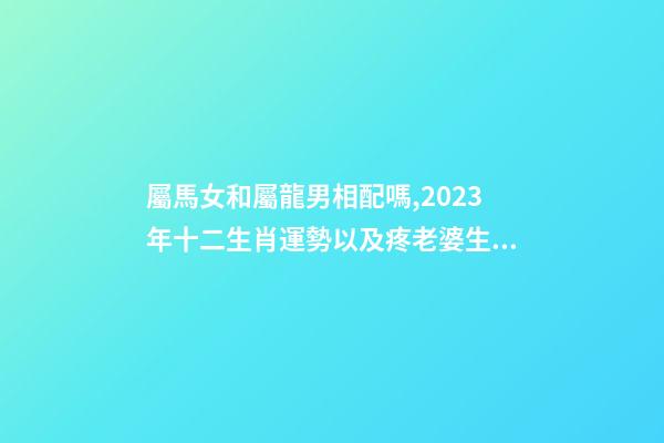 屬馬女和屬龍男相配嗎,2023年十二生肖運勢以及疼老婆生肖和旺夫生肖大全-第1張-觀點-玄機派
