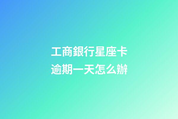 工商銀行星座卡逾期一天怎么辦-第1張-星座運勢-玄機派