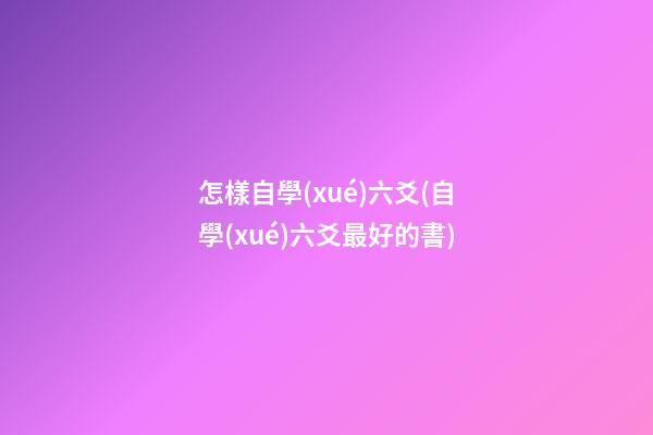 怎樣自學(xué)六爻(自學(xué)六爻最好的書)
