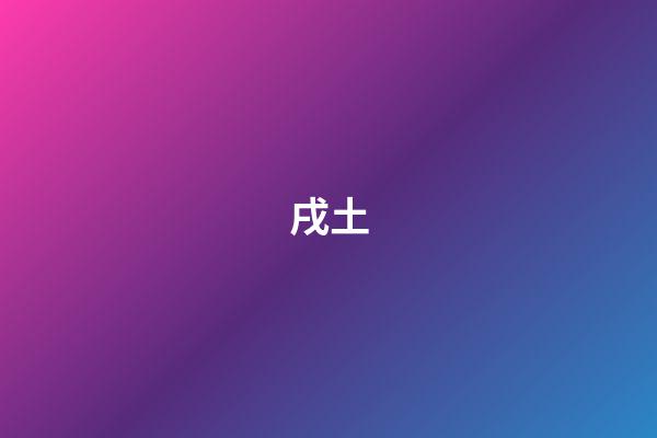 戌土