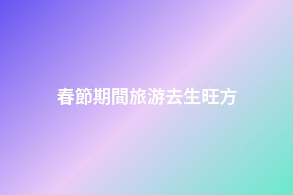 春節期間旅游去生旺方