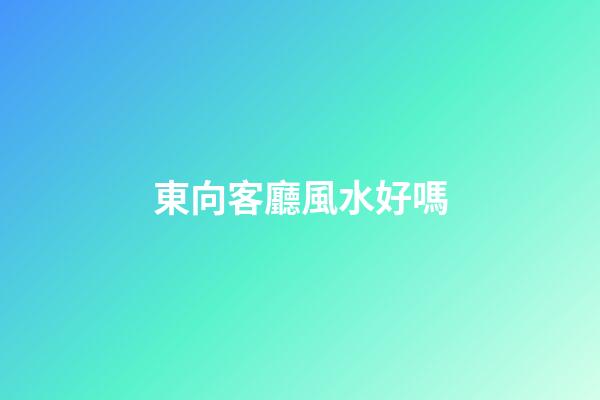 東向客廳風水好嗎