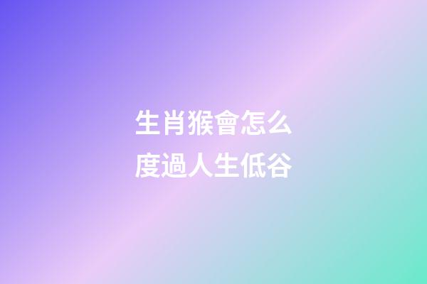 生肖猴會怎么度過人生低谷