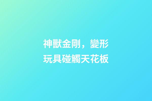 神獸金剛，變形玩具碰觸天花板-第1張-觀點-玄機派