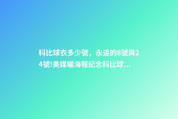 科比球衣多少號，永遠的8號與24號!美媒曬海報紀念科比球衣退役兩周年-第1張-觀點-玄機派