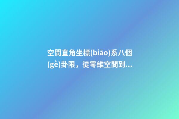 空間直角坐標(biāo)系八個(gè)卦限，從零維空間到十維空間