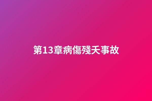 第13章病傷殘夭事故