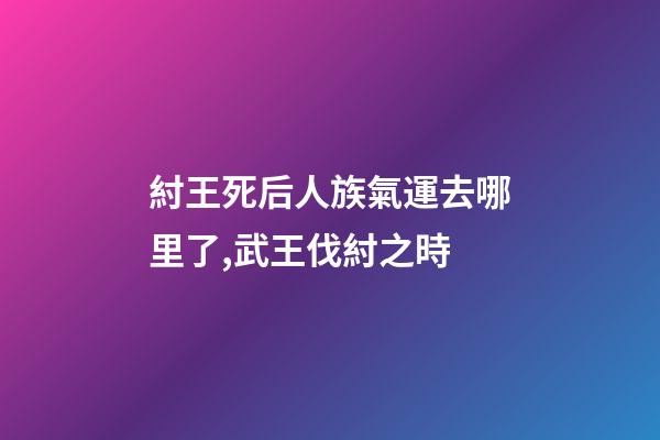 紂王死后人族氣運去哪里了,武王伐紂之時-第1張-觀點-玄機派