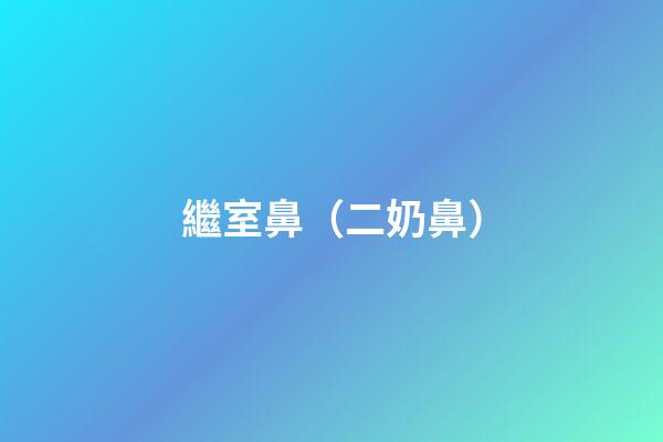繼室鼻（二奶鼻）