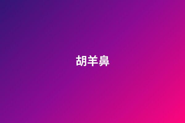 胡羊鼻