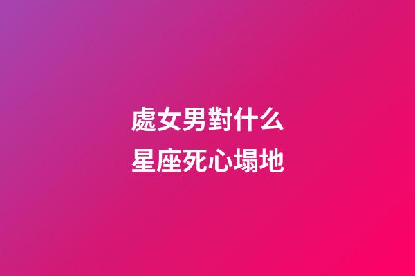 處女男對什么星座死心塌地-第1張-星座運勢-玄機派