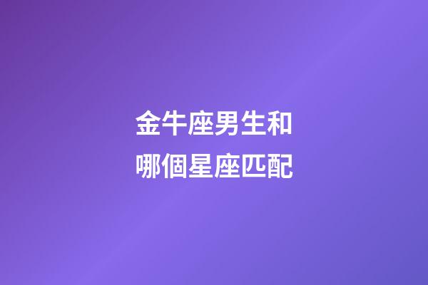 金牛座男生和哪個星座匹配-第1張-星座運勢-玄機派