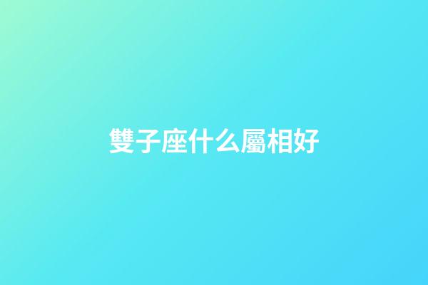 雙子座什么屬相好-第1張-星座運勢-玄機派