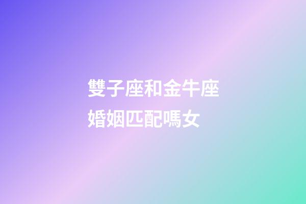 雙子座和金牛座婚姻匹配嗎女-第1張-星座運勢-玄機派