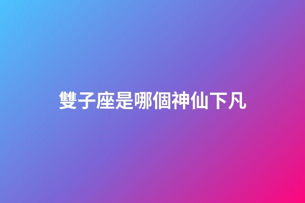 雙子座是哪個神仙下凡-第1張-星座運(yùn)勢-玄機(jī)派