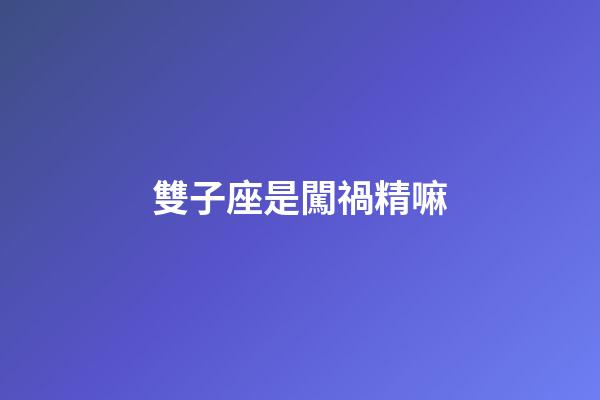 雙子座是闖禍精嘛-第1張-星座運(yùn)勢(shì)-玄機(jī)派