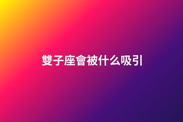 雙子座會被什么吸引-第1張-星座運勢-玄機派