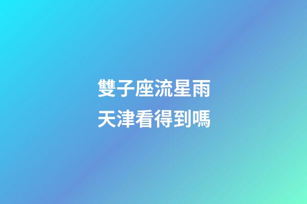 雙子座流星雨天津看得到嗎-第1張-星座運(yùn)勢-玄機(jī)派