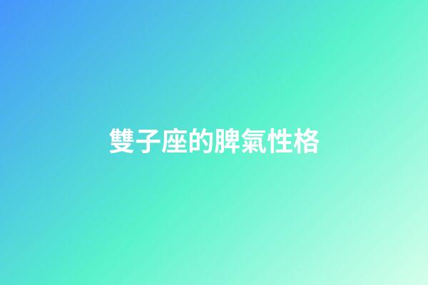 雙子座的脾氣性格-第1張-星座運勢-玄機派