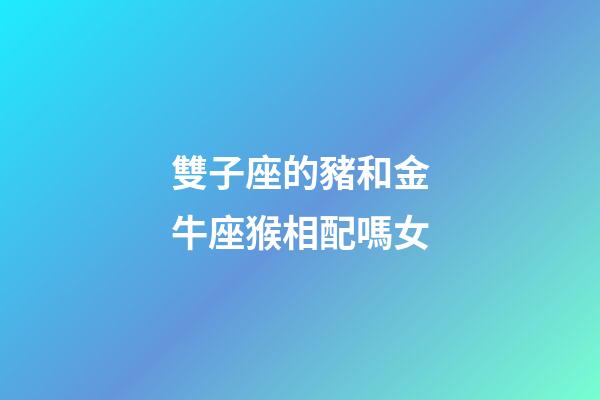 雙子座的豬和金牛座猴相配嗎女-第1張-星座運(yùn)勢(shì)-玄機(jī)派