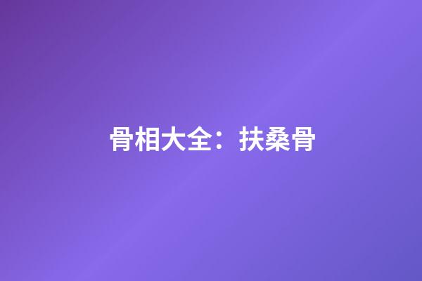 骨相大全：扶桑骨