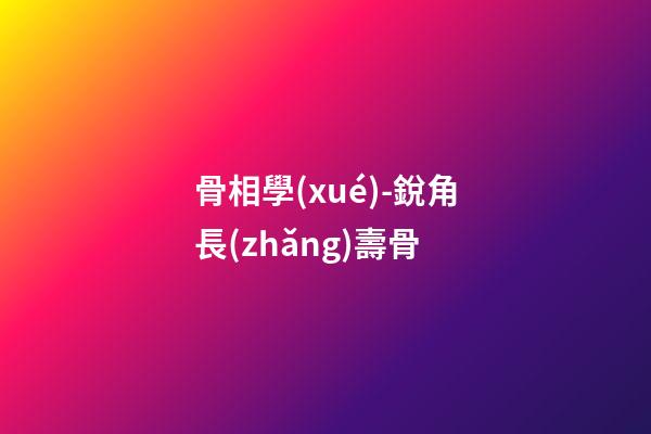 骨相學(xué)-銳角長(zhǎng)壽骨