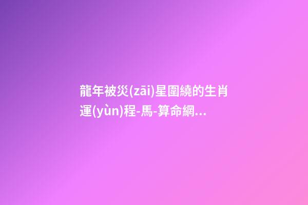 龍年被災(zāi)星圍繞的生肖運(yùn)程-馬-算命網(wǎng)